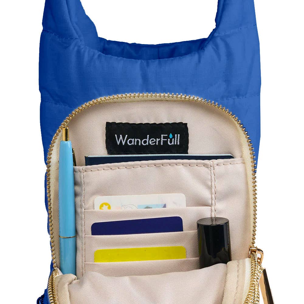 Royal Blue HydroBag? with Blue & White Striped Strap
