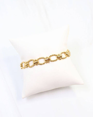Kingston Twisted Link Bracelet WP Gold