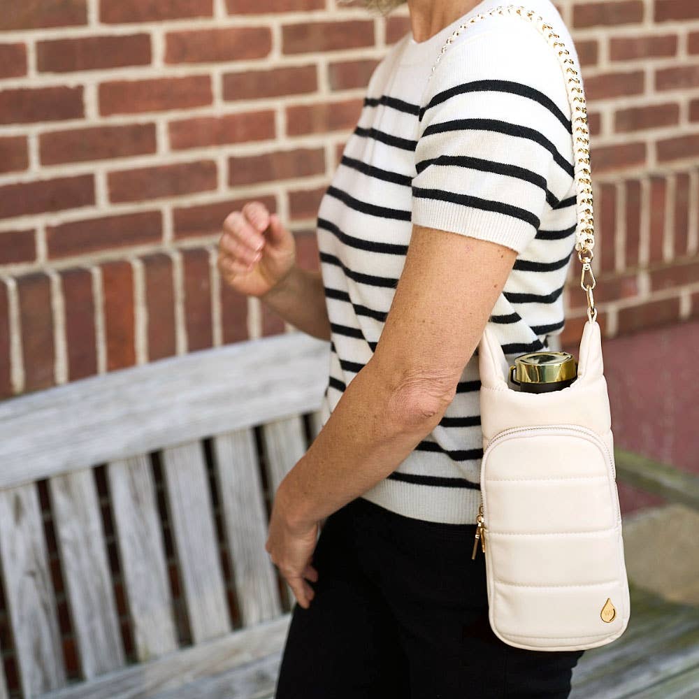 Ivory Vegan Leather HydroBag? with Strap Bundle