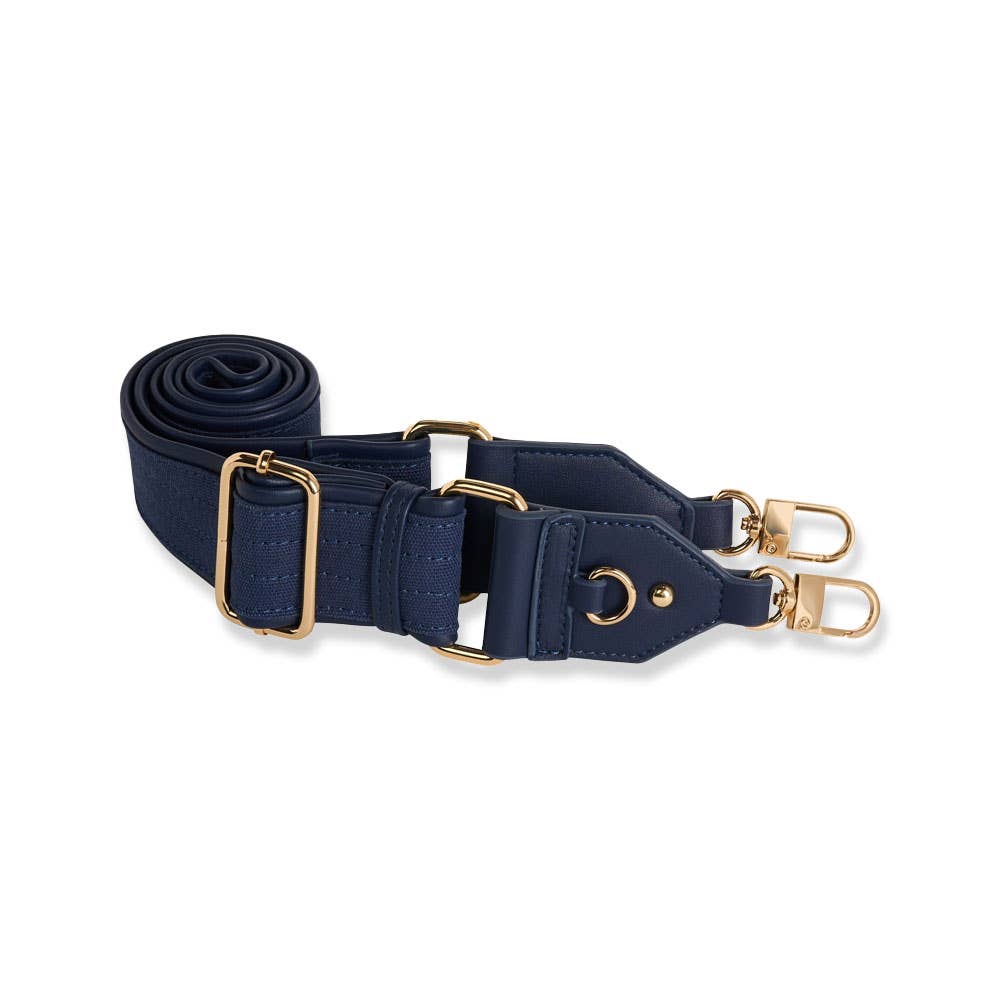 Navy Canvas HydroBag with Anchor Embroidery