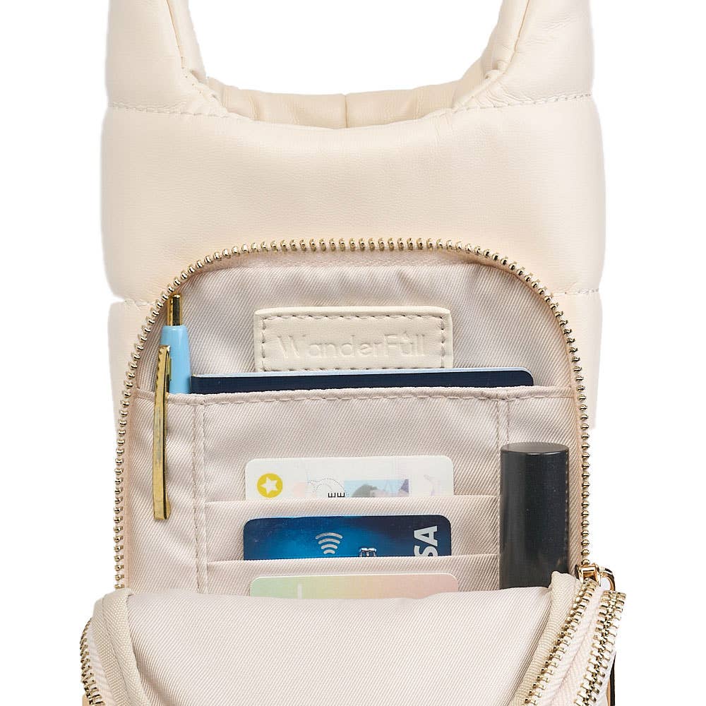 Ivory Vegan Leather HydroBag? with Strap Bundle
