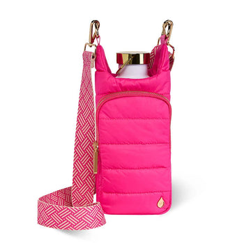 Bright Pink HydroBag? with Pink and Cream Patterned Strap