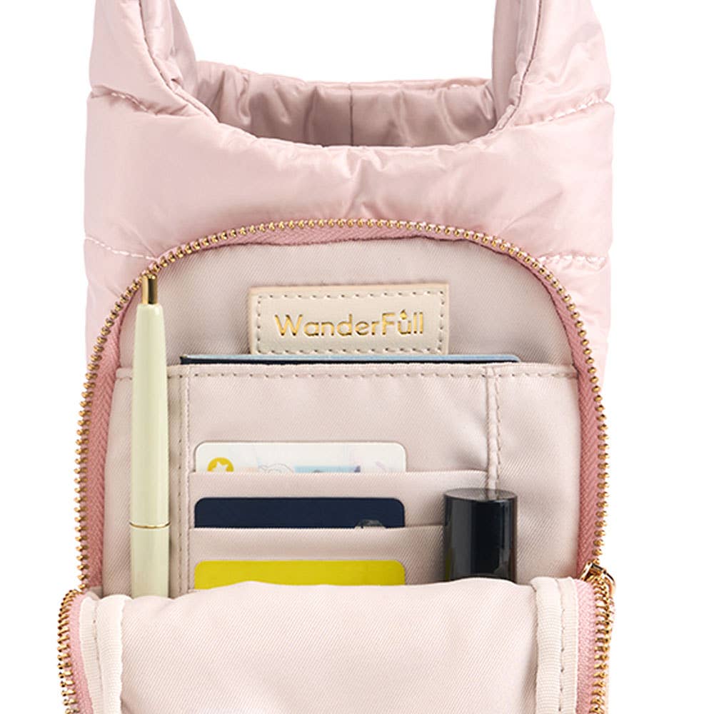 Blush HydroBag? with Blush and Ivory Striped Strap