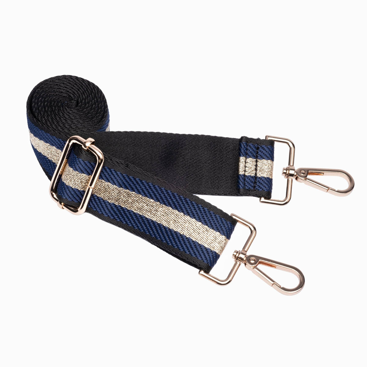 Navy Blue Matte HydroBag? with Navy/Gold Strap