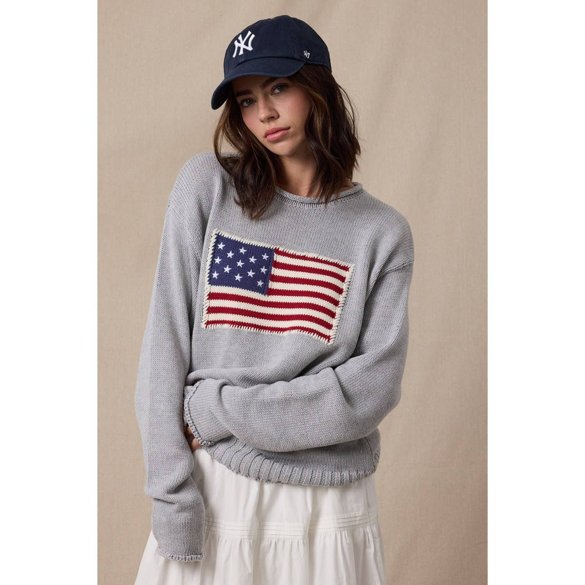 'AMERICAN FLAG' SWEATER / WL25-11414