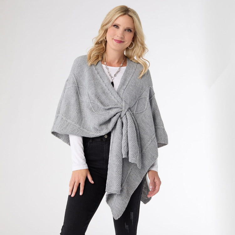 Pull Thru Wrap Grey