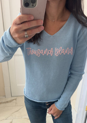 Thousand Islands Sweater- Blue