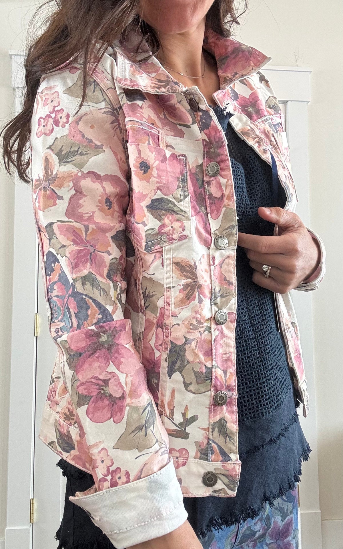Jean Jacket- Ivory