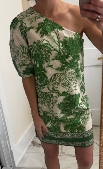 Green Forest Safari Dress
