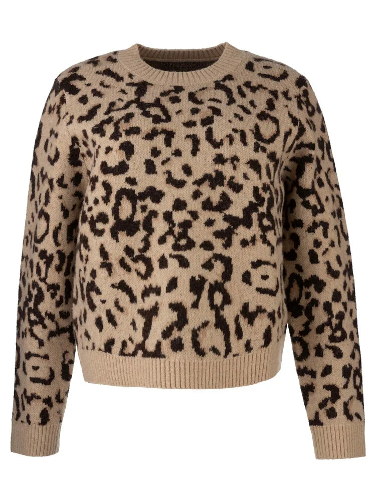 Animal Print Sweater