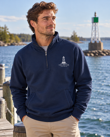 Quarter Zip-Navy