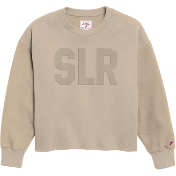 Reverse Fleece Sweatshirt- Beige