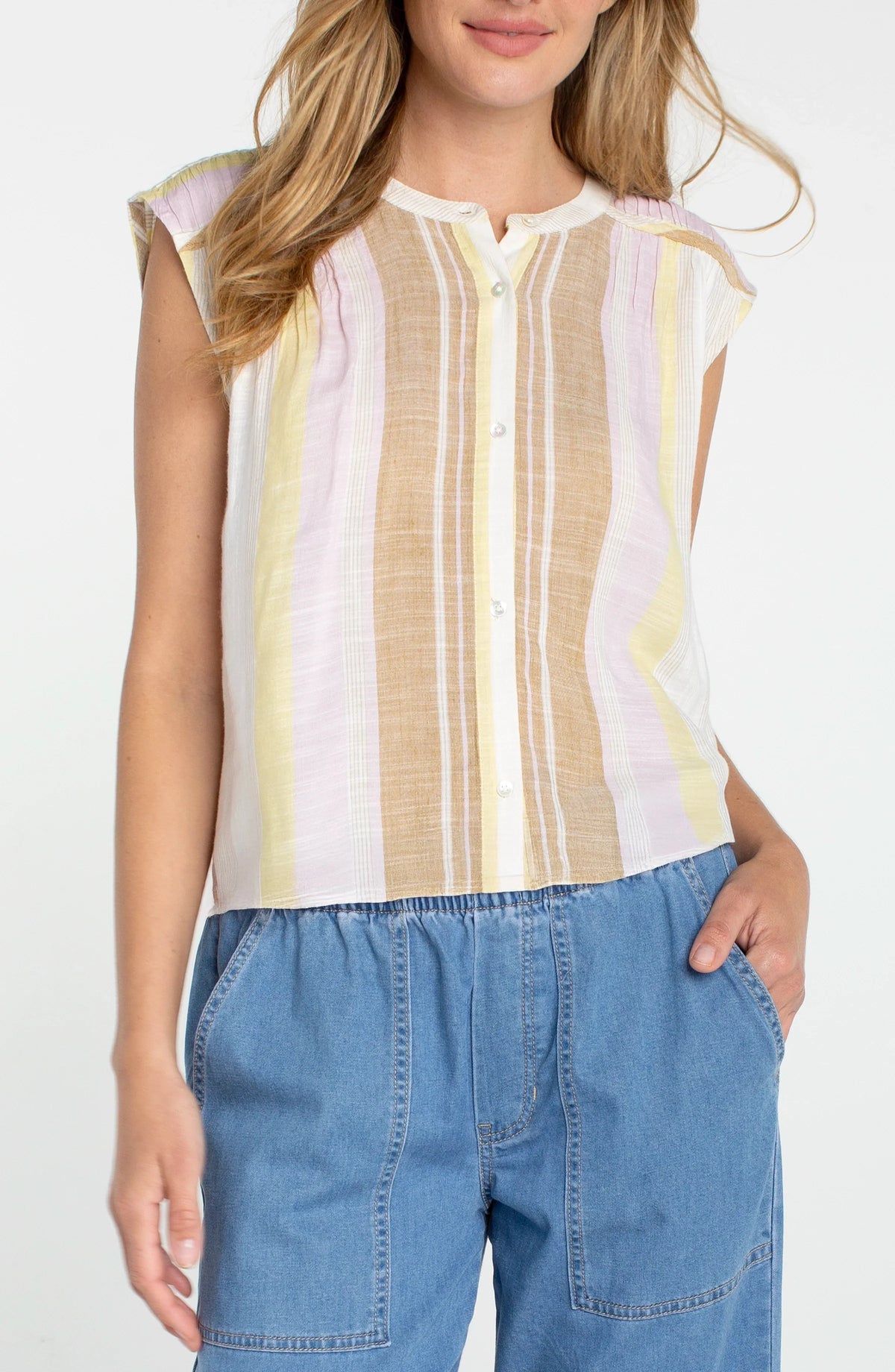 Dolman Button Front Top
