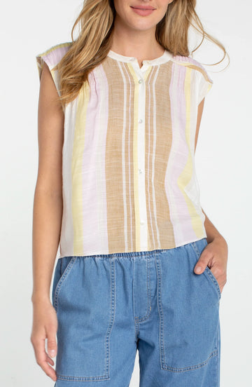 Dolman Button Front Top