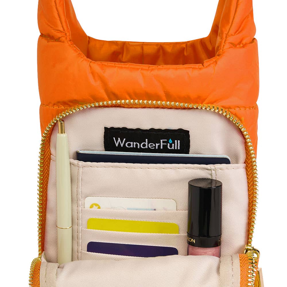 Clementine Orange Matte HydroBag?  with Navy/Orange