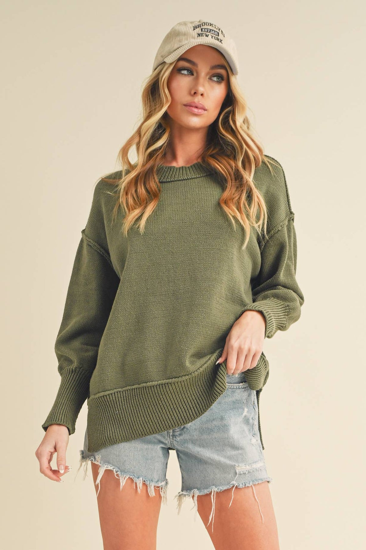 Olive Green Sweater