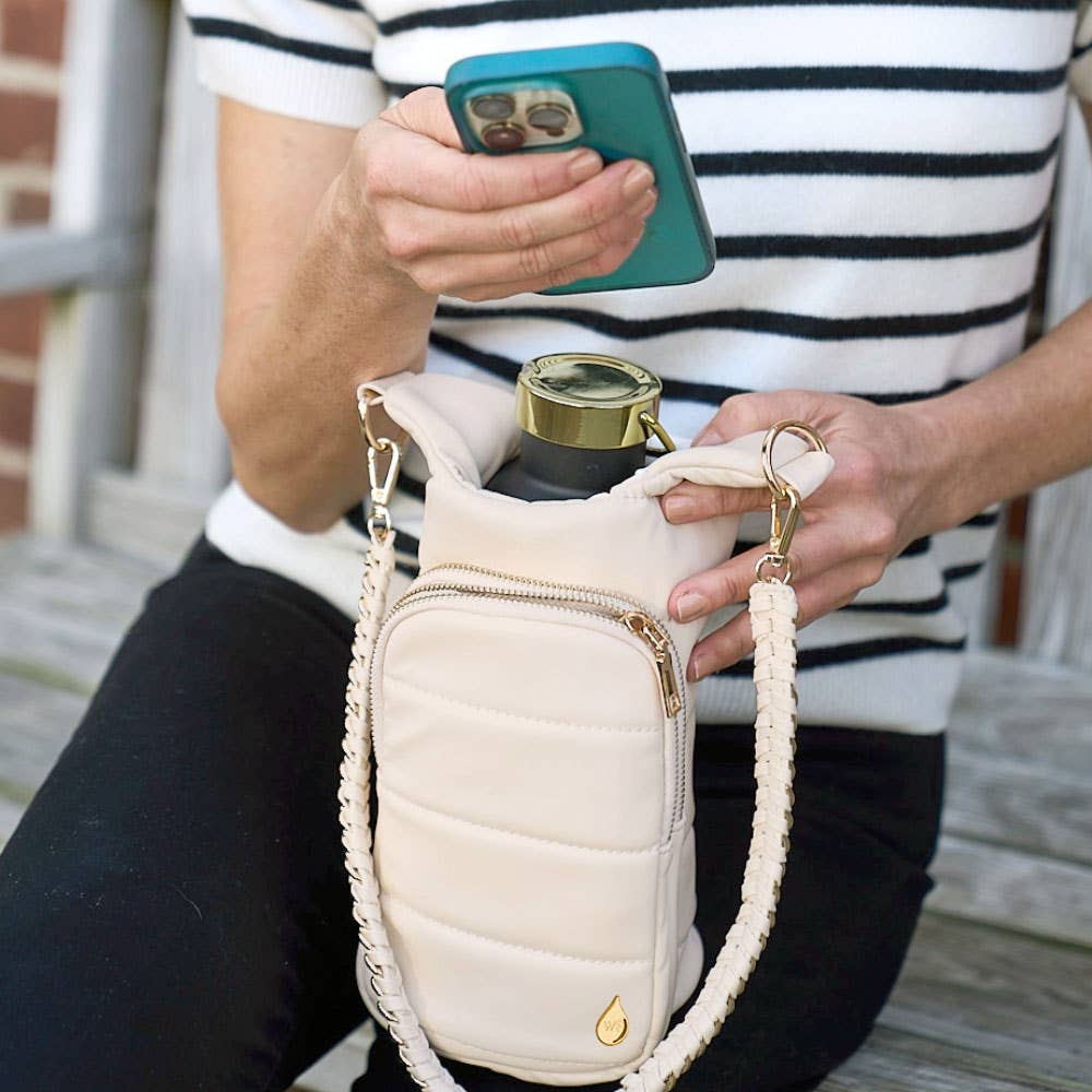 Ivory Vegan Leather HydroBag? with Strap Bundle