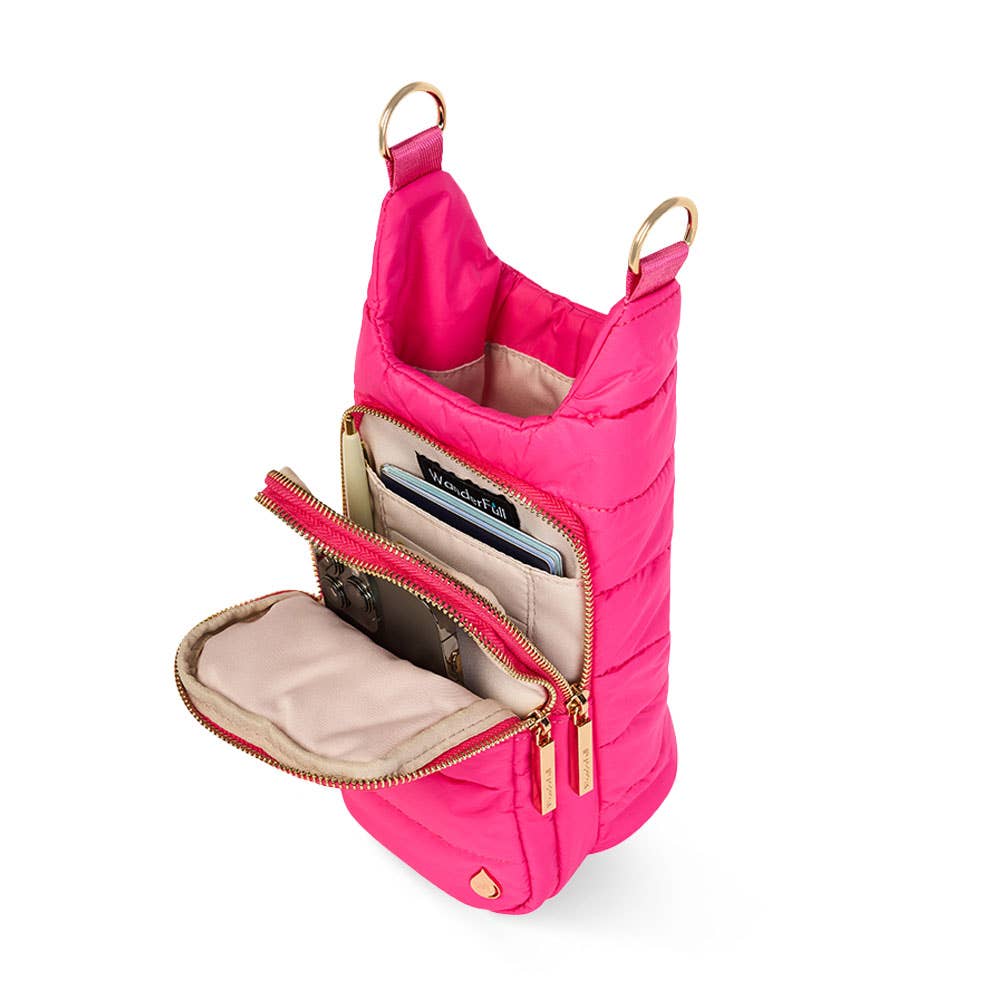 Bright Pink HydroBag? with Pink and Cream Patterned Strap