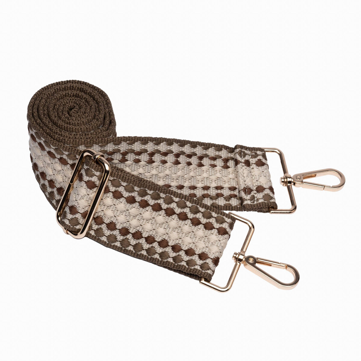 Chocolate Brown Shiny HydroBag?  with Dark Patterned Strap