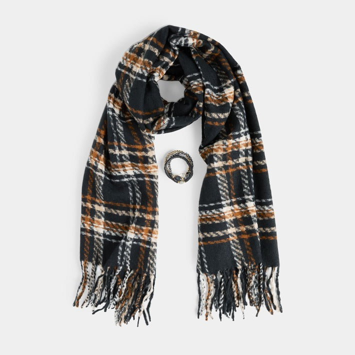 Woven Scarf-With Bracelet